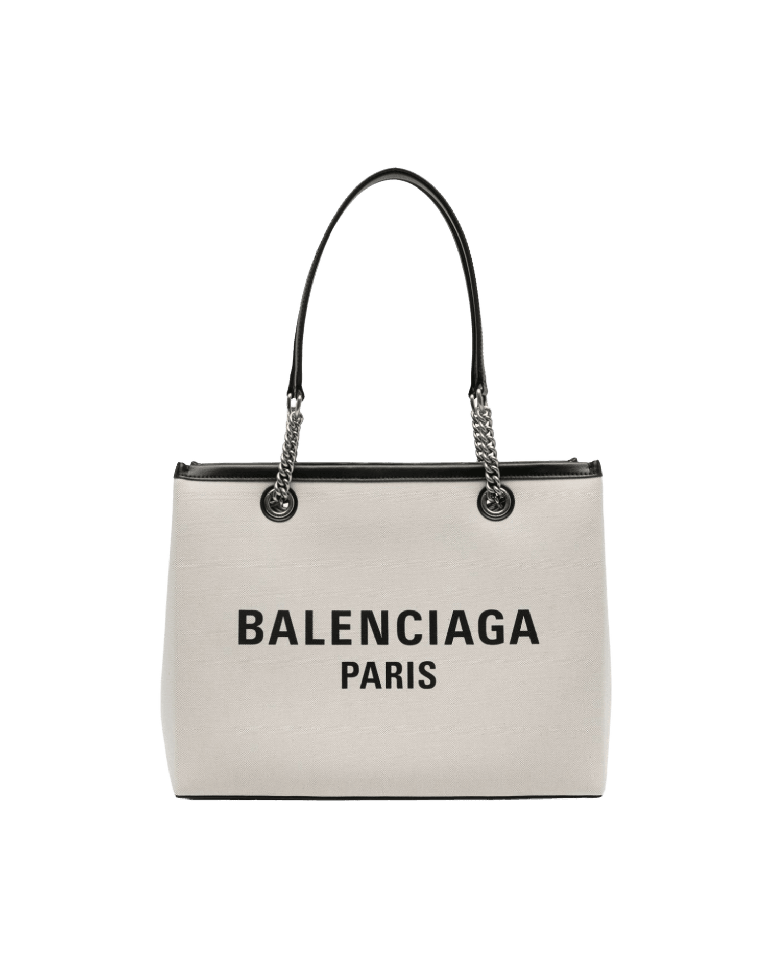 Balenciaga Canvas Logo Print Tote Bag Glam Steals