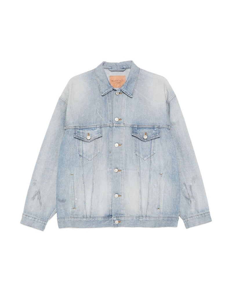 Balenciaga Clear Blue Jacket Glam Steals