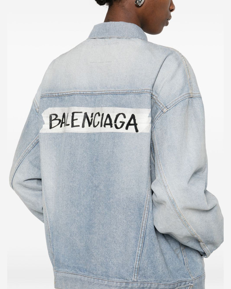 Balenciaga Clear Blue Jacket Glam Steals