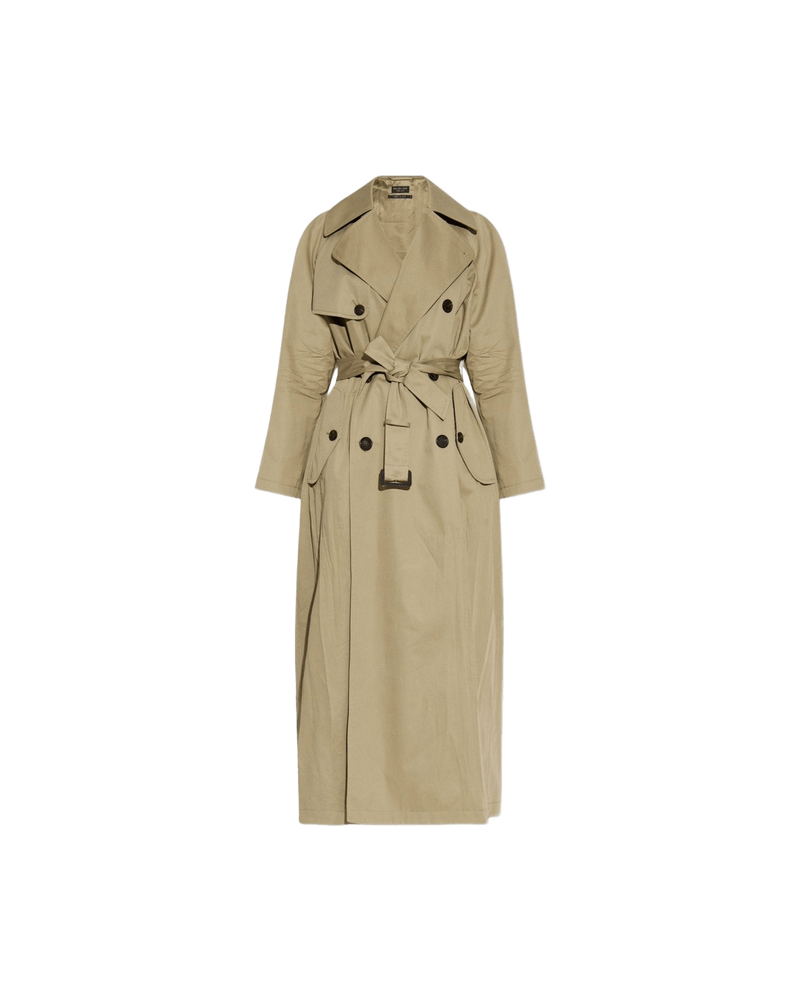 Balenciaga Beige Coat Glam Steals