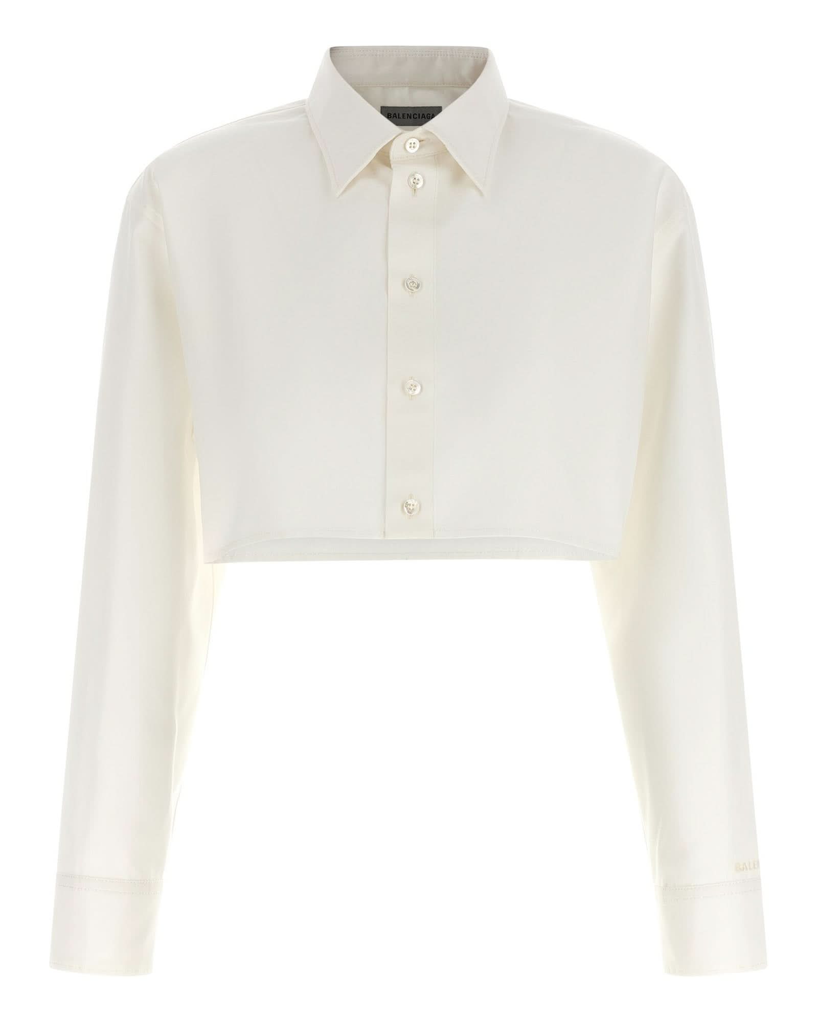 Balenciaga Cropped Shirt Glam Steals