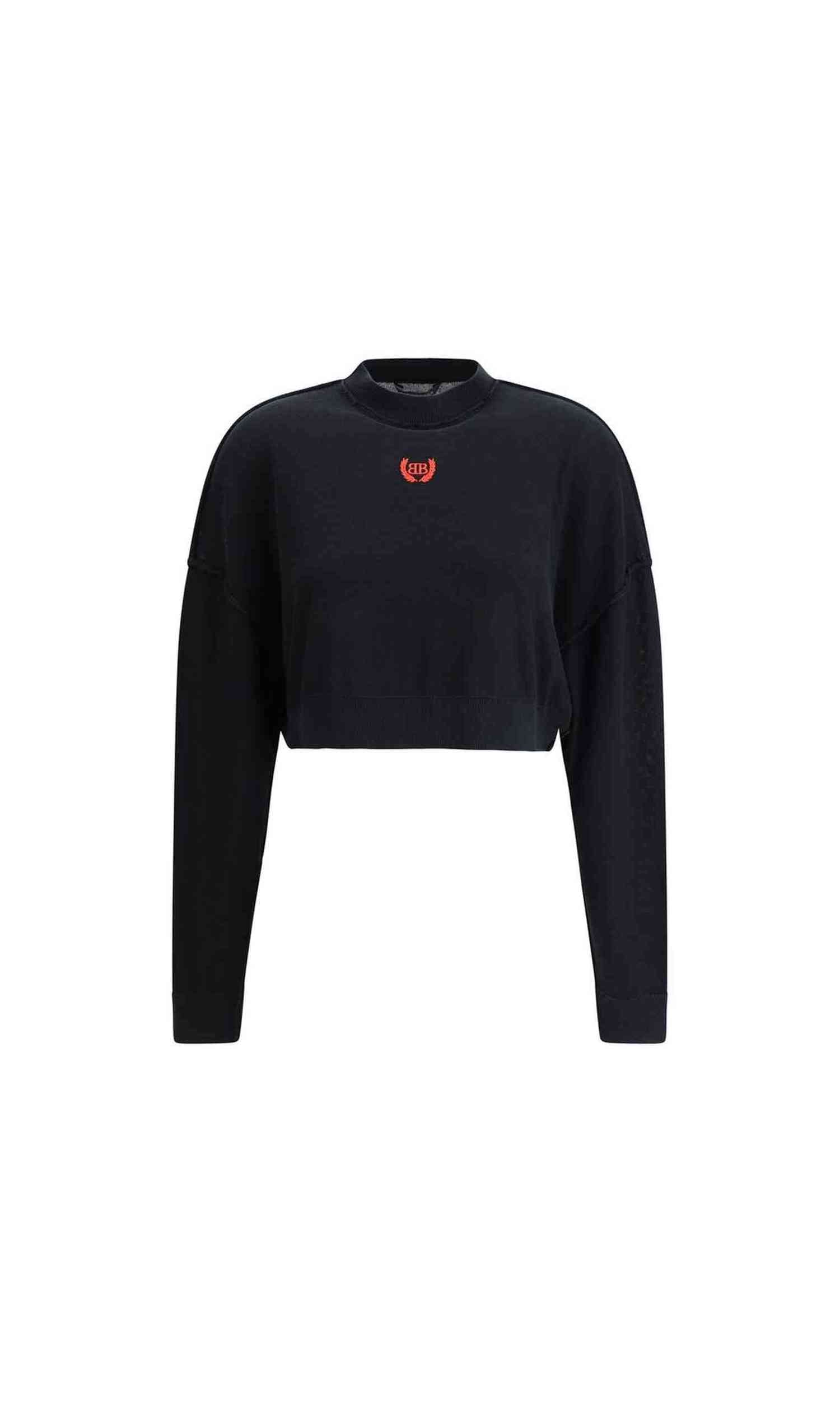 Balenciaga Cropped Sweater Glam Steals
