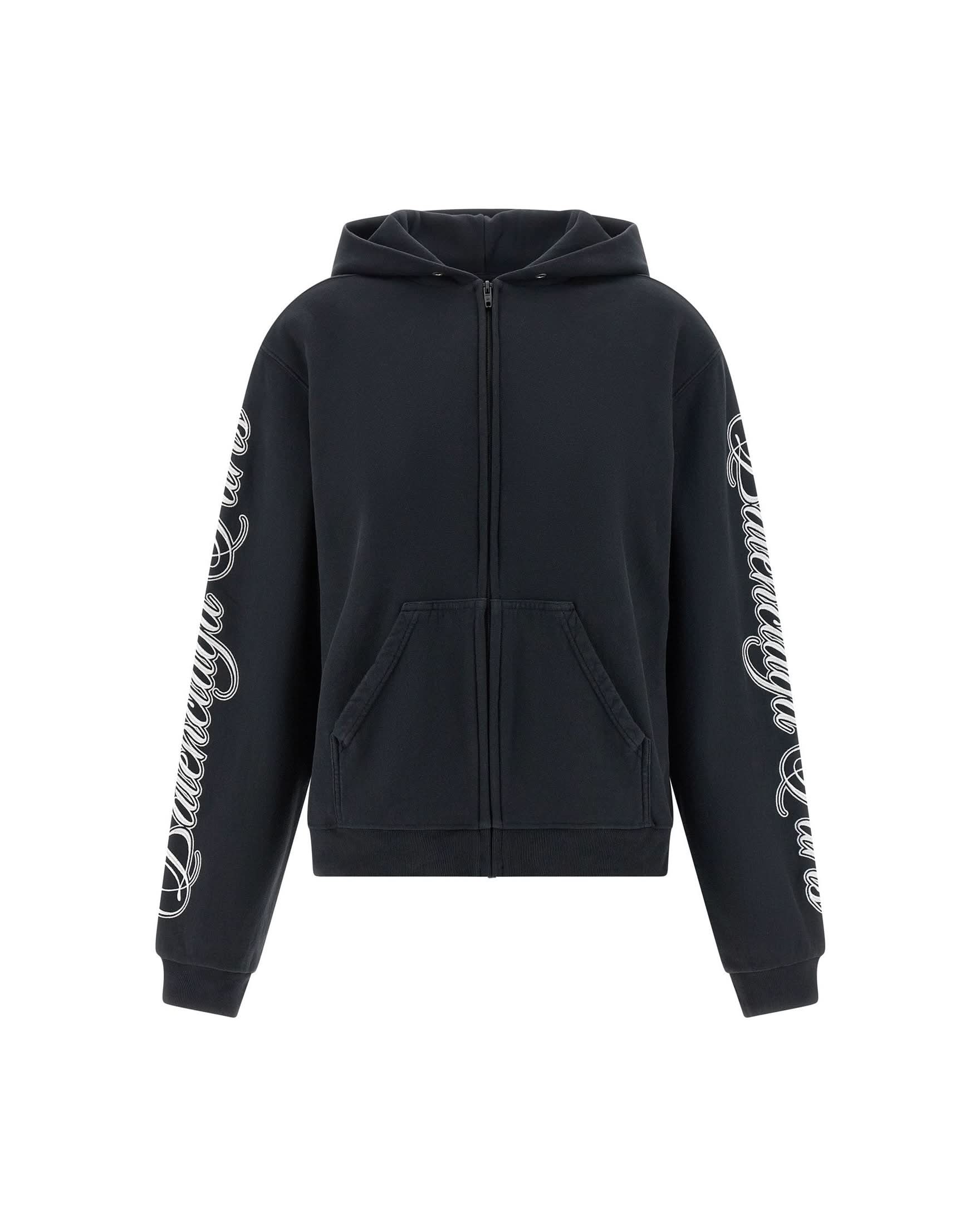 Balenciaga Cursive Hoodie Glam Steals