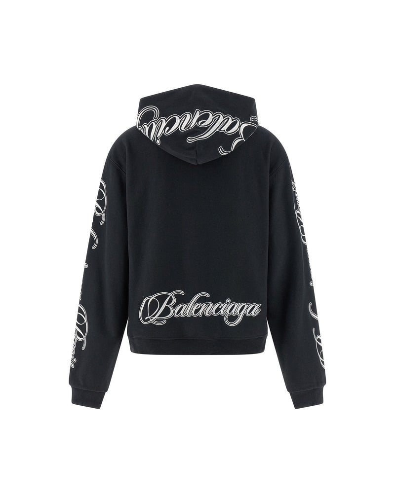 Balenciaga Cursive Hoodie Glam Steals