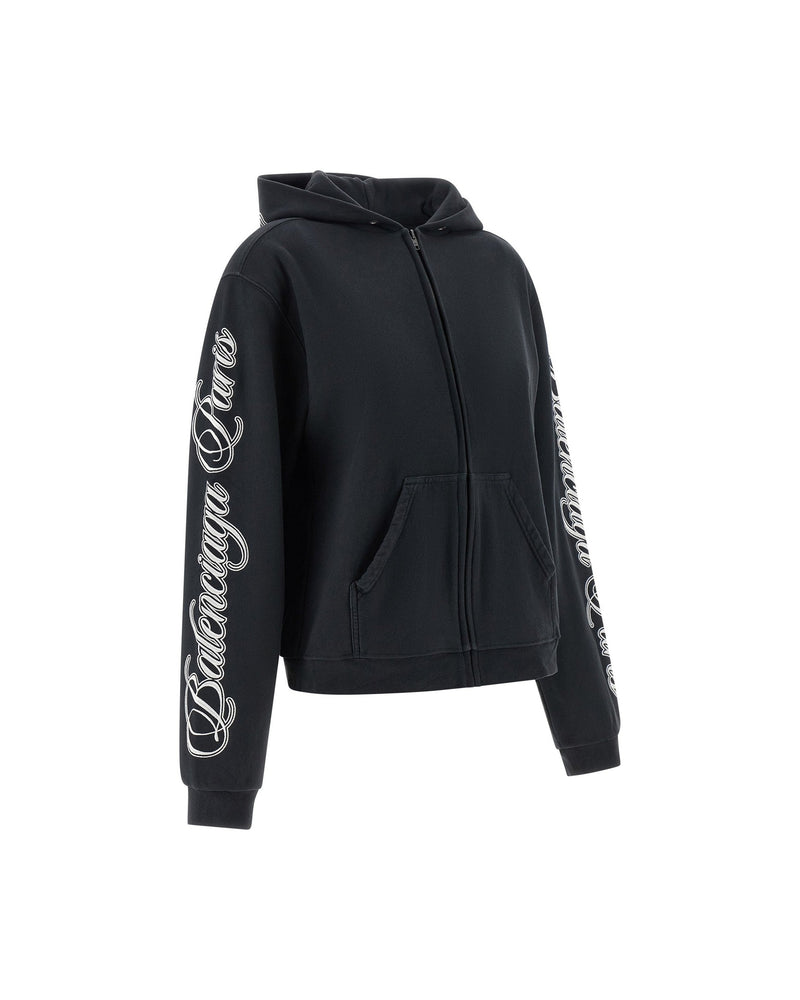 Balenciaga Cursive Hoodie Glam Steals