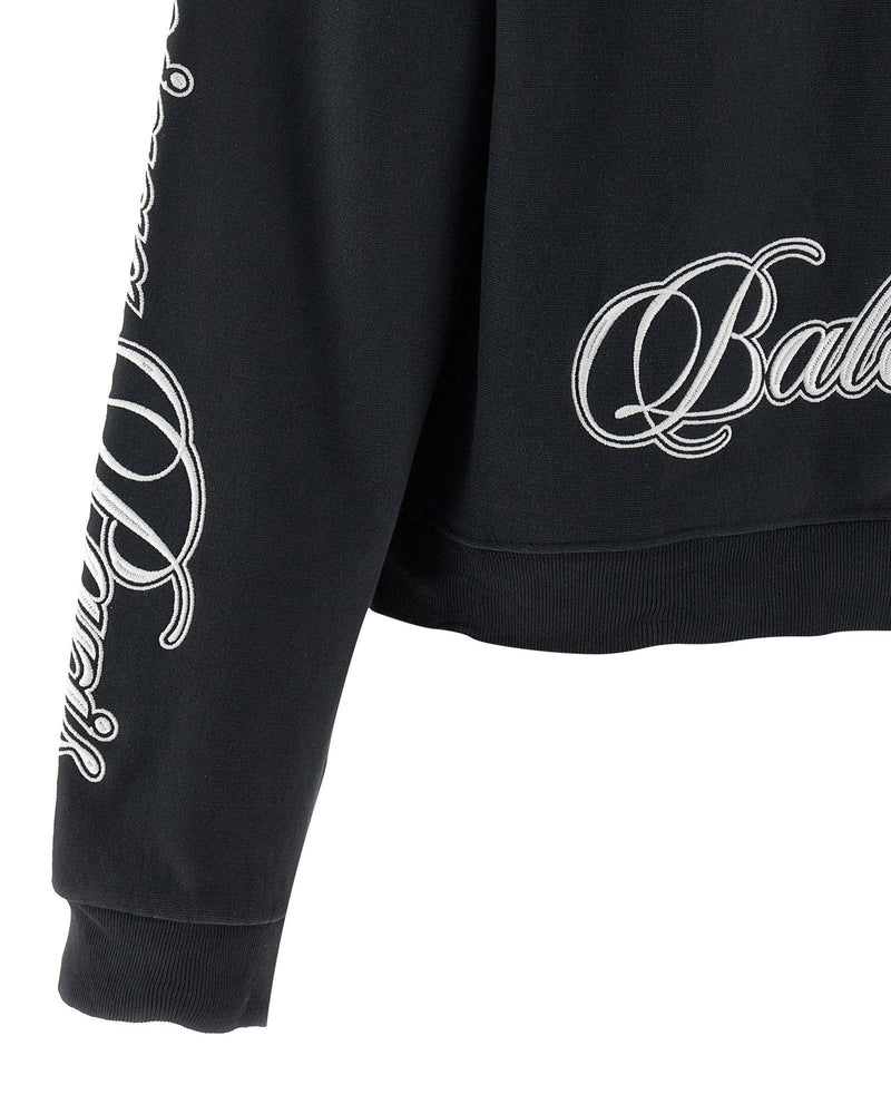 Balenciaga Cursive Hoodie Glam Steals