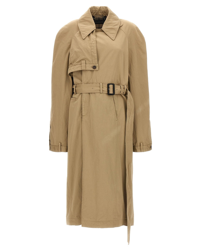 Balenciaga Deconstructed Trench Coat Glam Steals