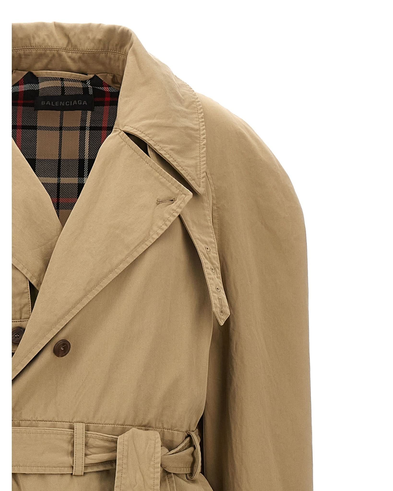 Balenciaga Deconstructed Trench Coat Glam Steals