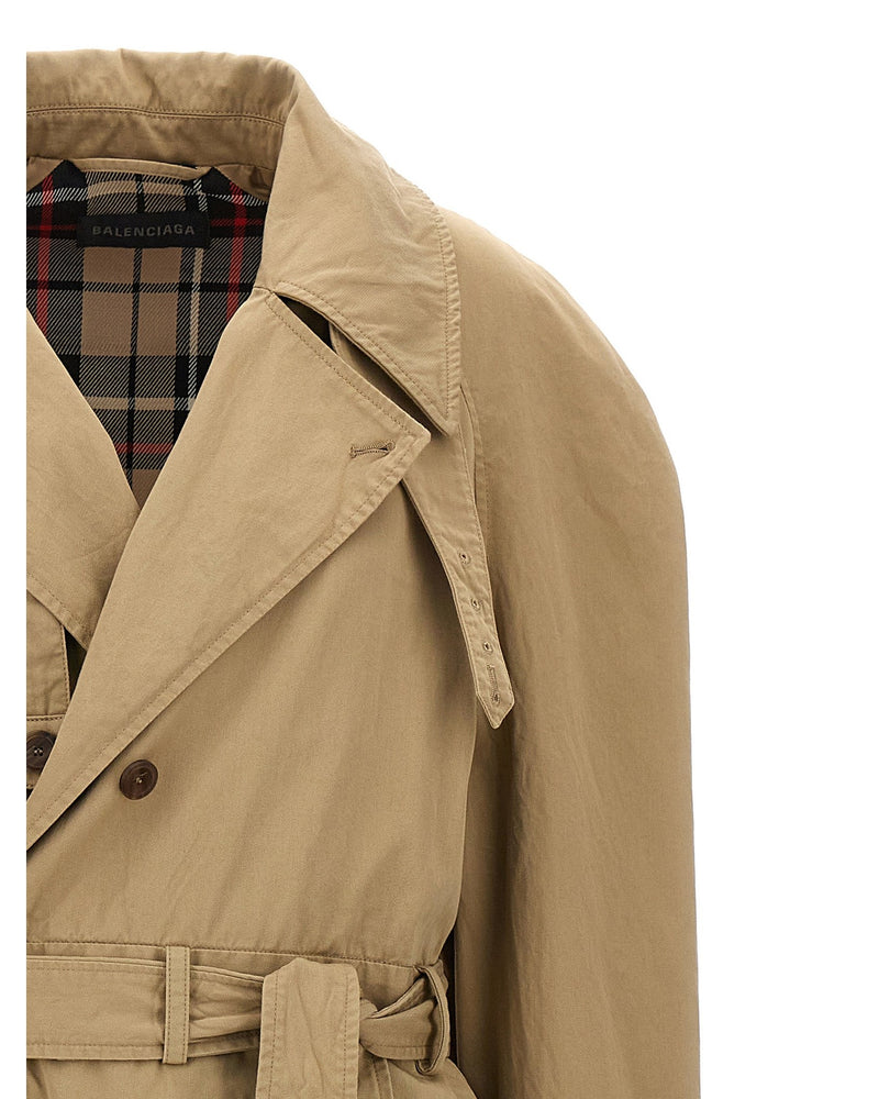 Balenciaga Deconstructed Trench Coat Glam Steals