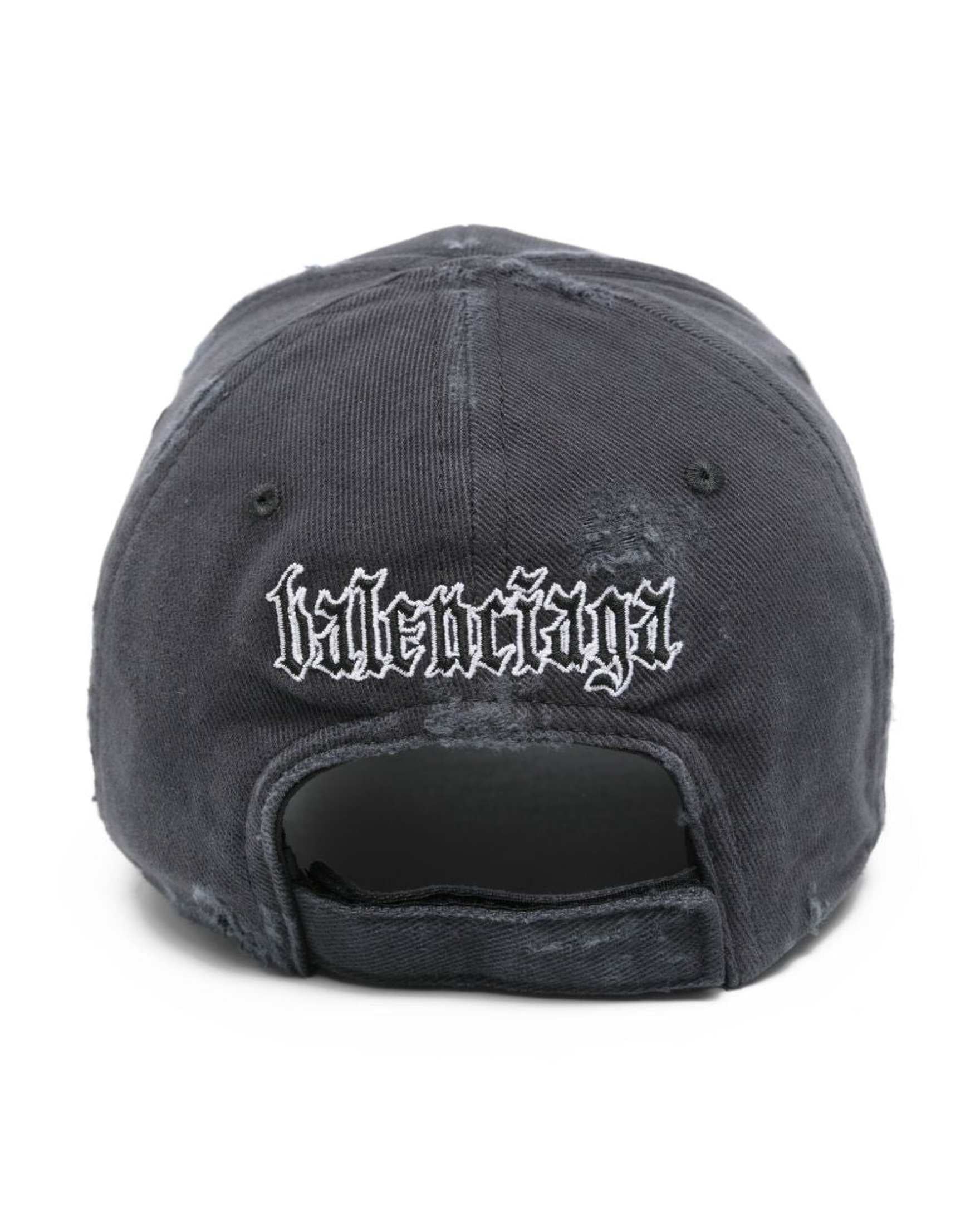 Balenciaga Distressed Logo Cap Glam Steals