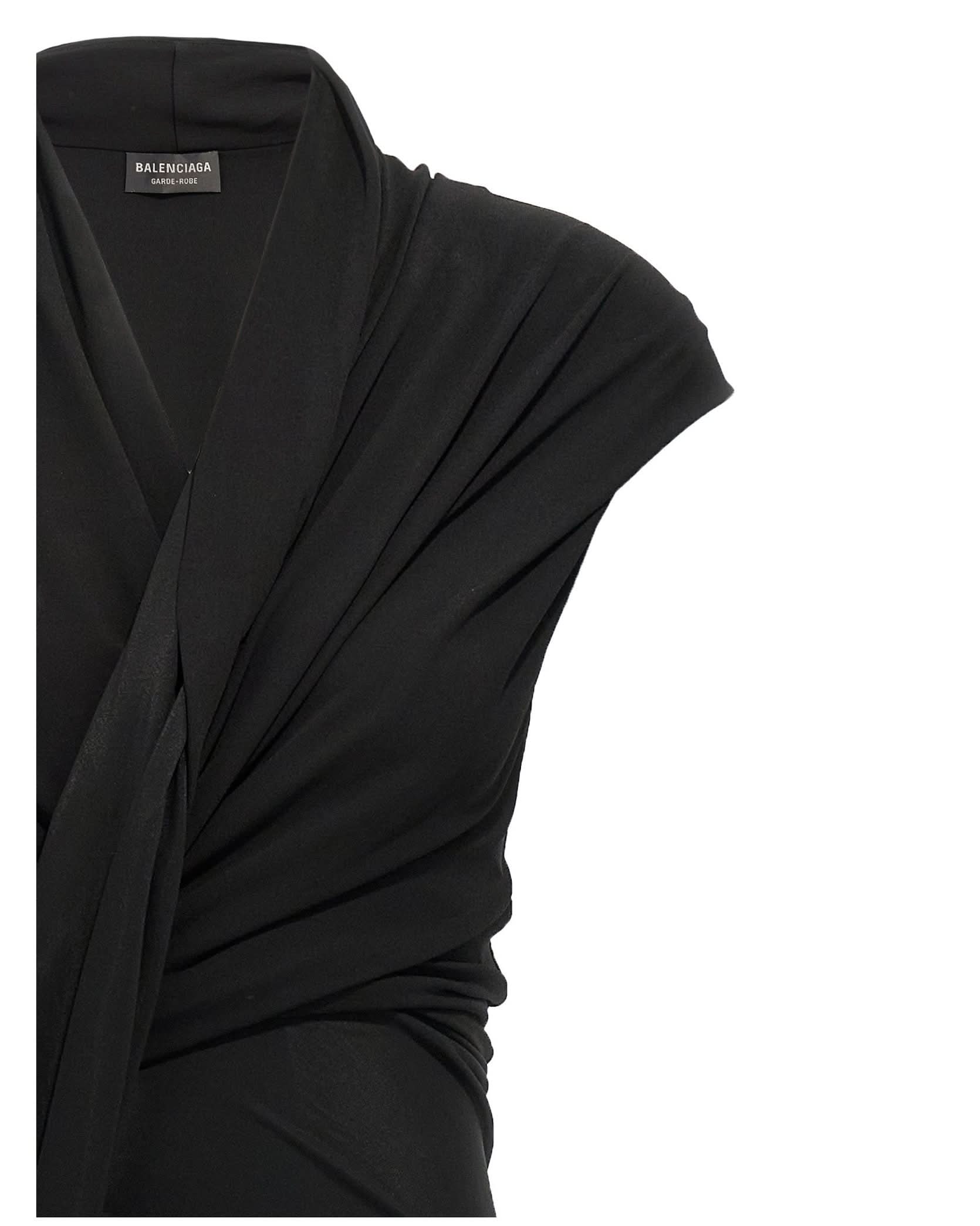 Balenciaga Draped Dress Glam Steals
