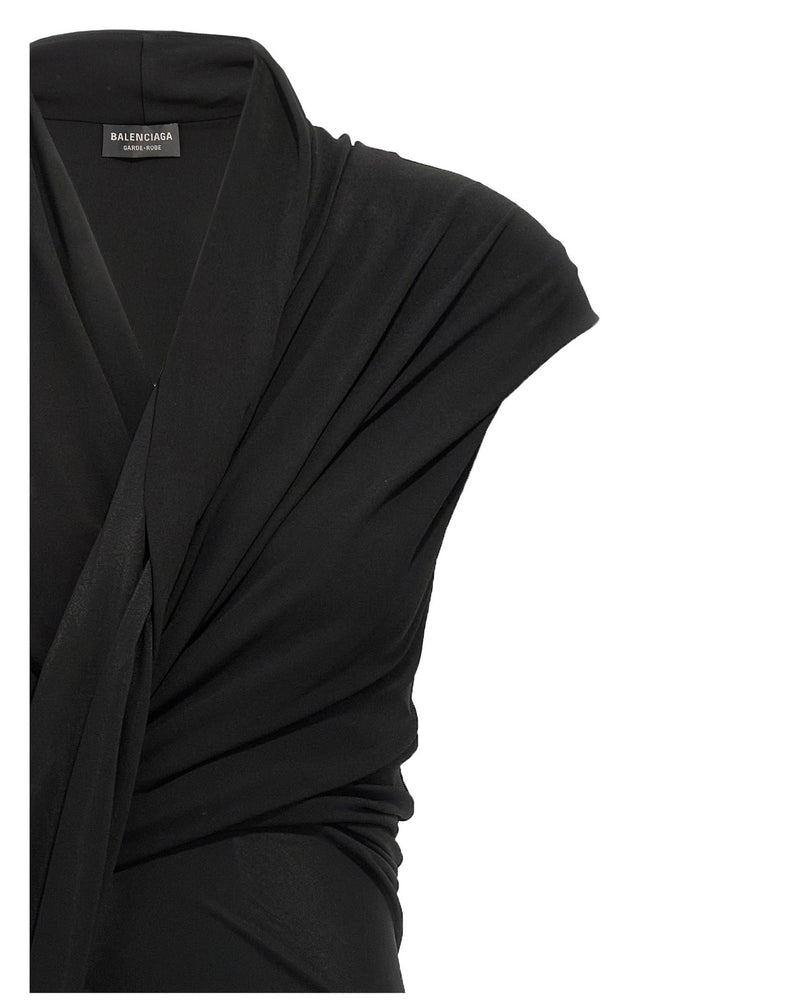 Balenciaga Draped Dress Glam Steals