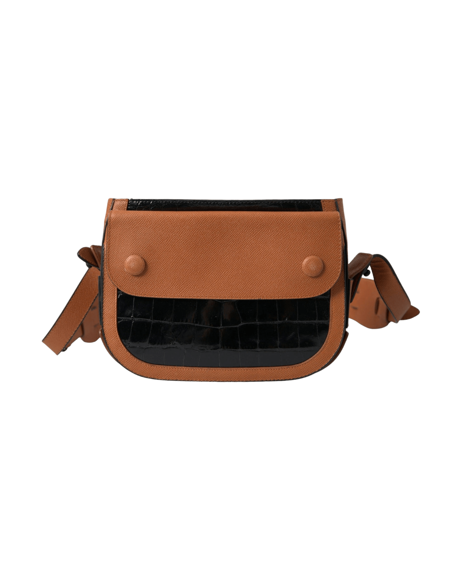 Balenciaga Elegant Crocodile Leather Camera Bag Glam Steals