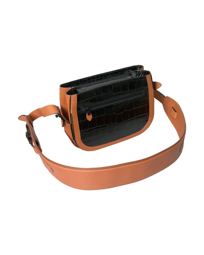 Balenciaga Elegant Crocodile Leather Camera Bag Glam Steals