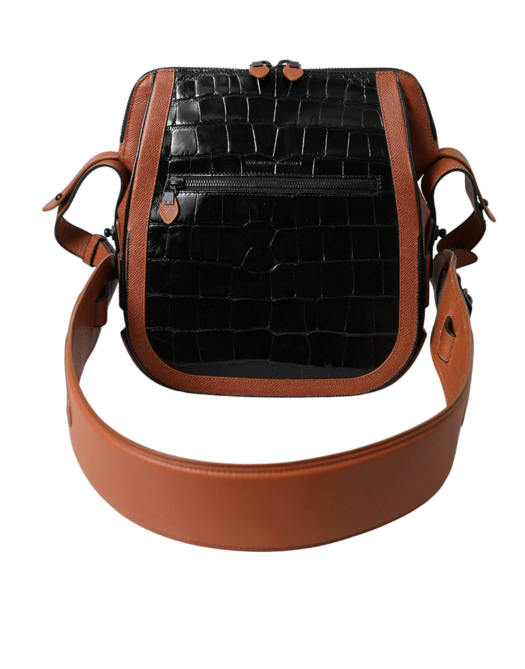 Balenciaga Elegant Crocodile Leather Crossbody Bag Glam Steals