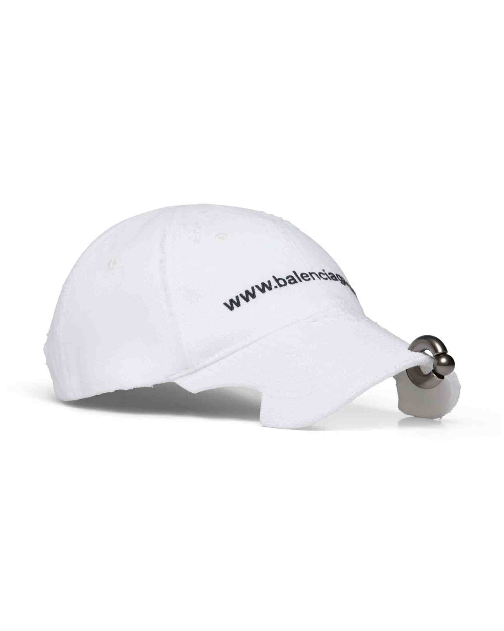 Balenciaga Embroidered Logo Six Panel Cap Glam Steals