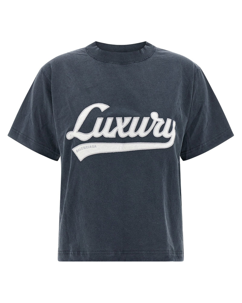 Balenciaga Embroidery T-shirt Glam Steals