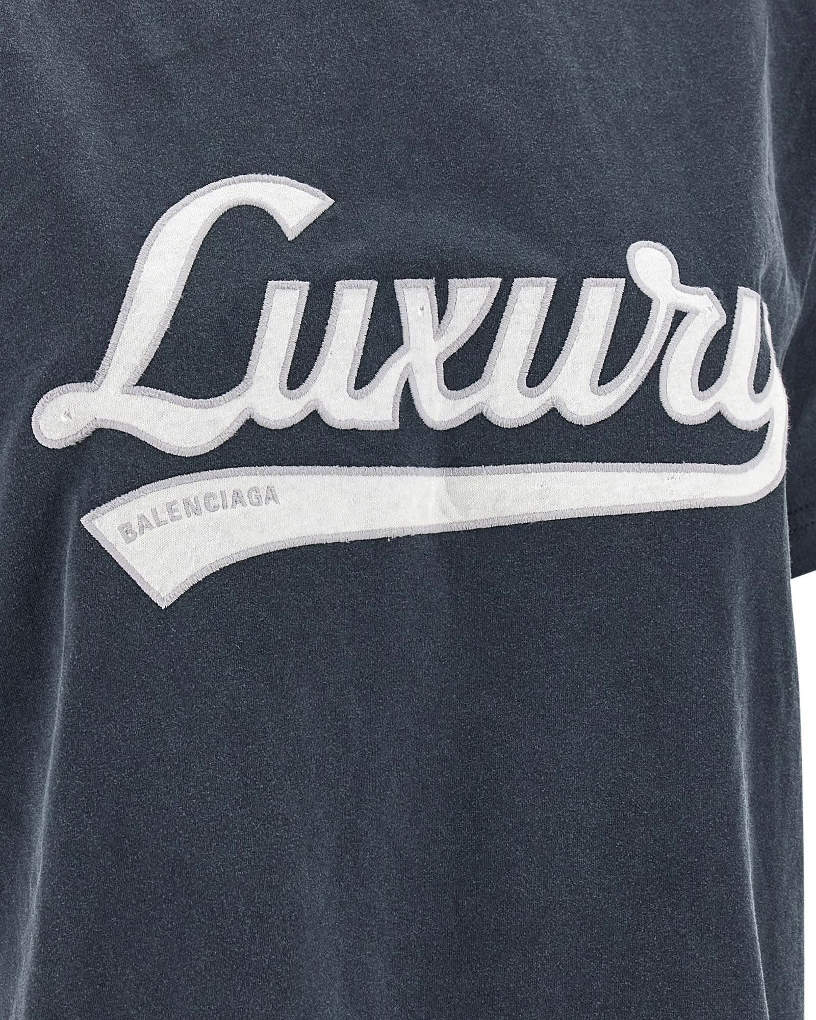 Balenciaga Embroidery T-shirt Glam Steals