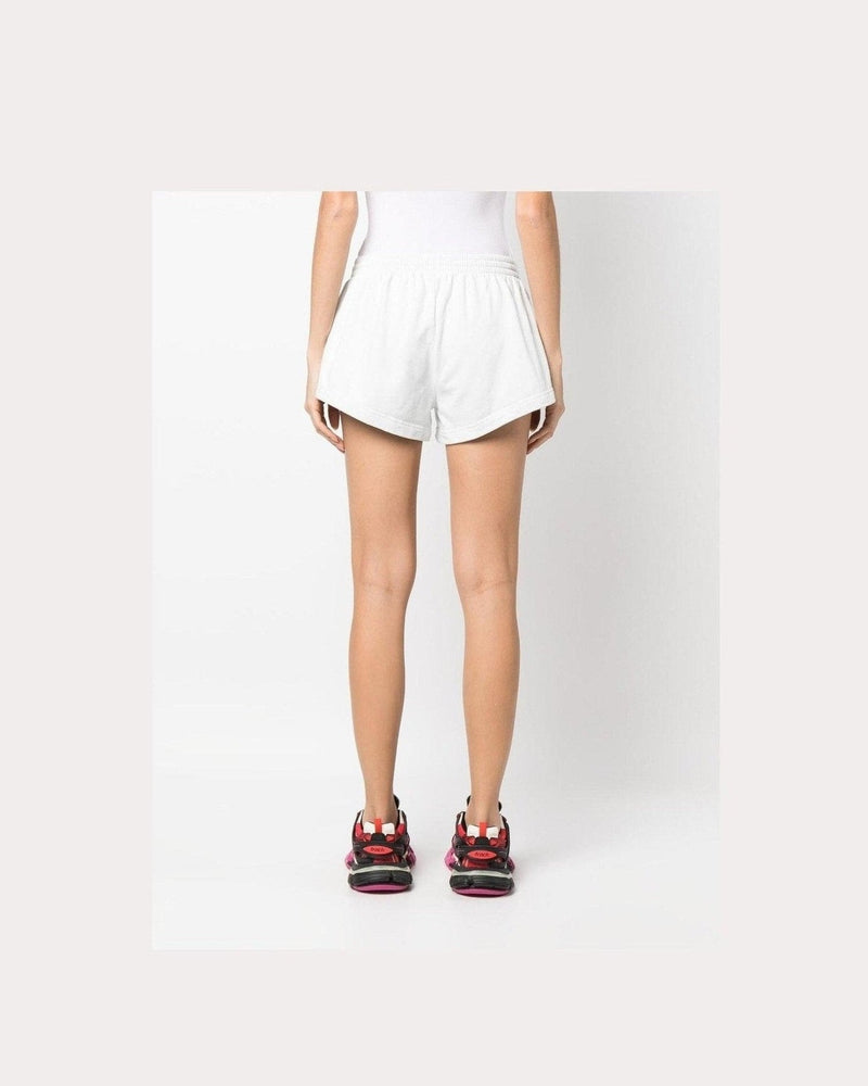 Balenciaga Flared Elasticated Waist Shorts Glam Steals