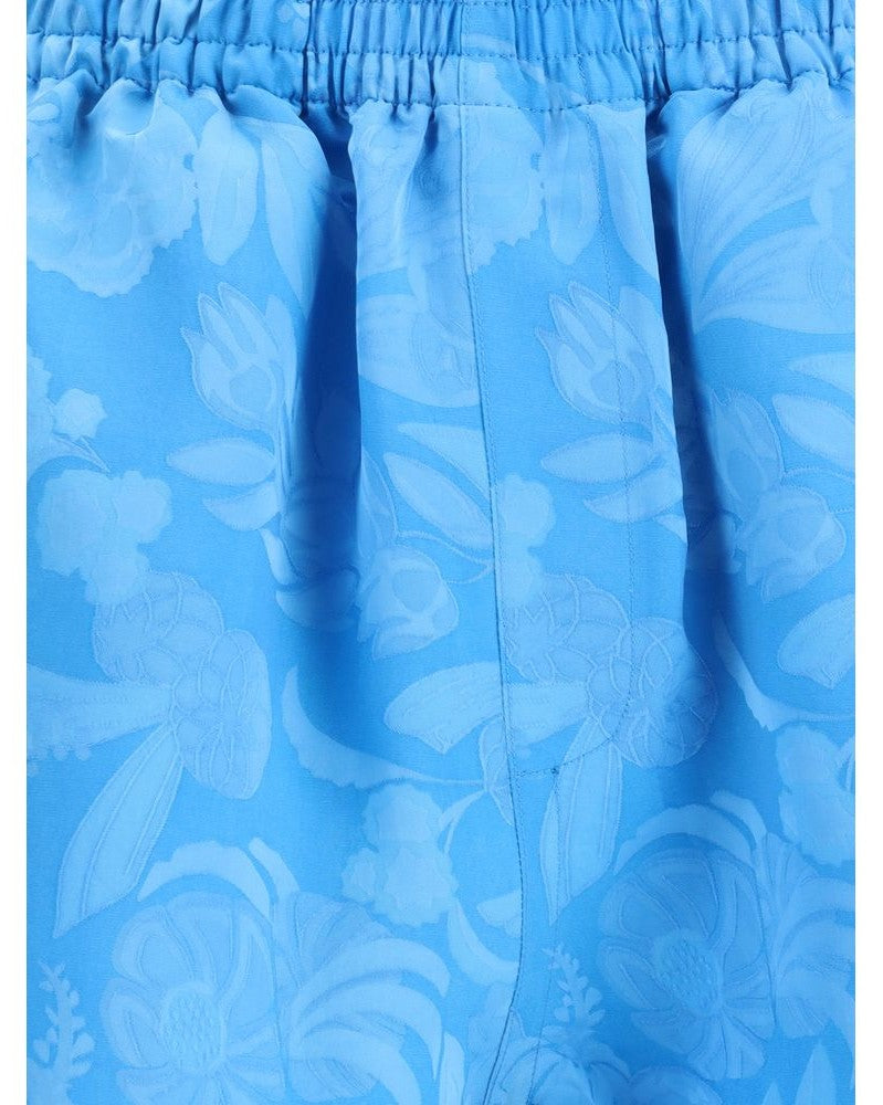 Balenciaga Floral Patterned Shorts Glam Steals