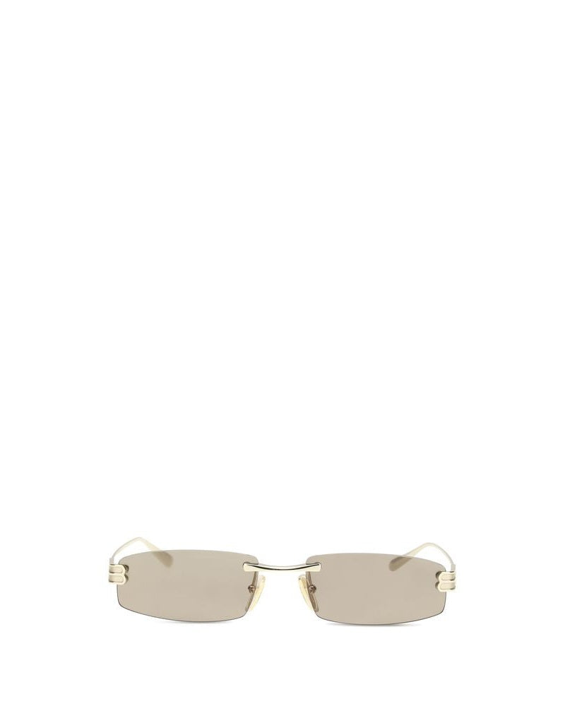 Balenciaga Gold Metal Sunglasses 