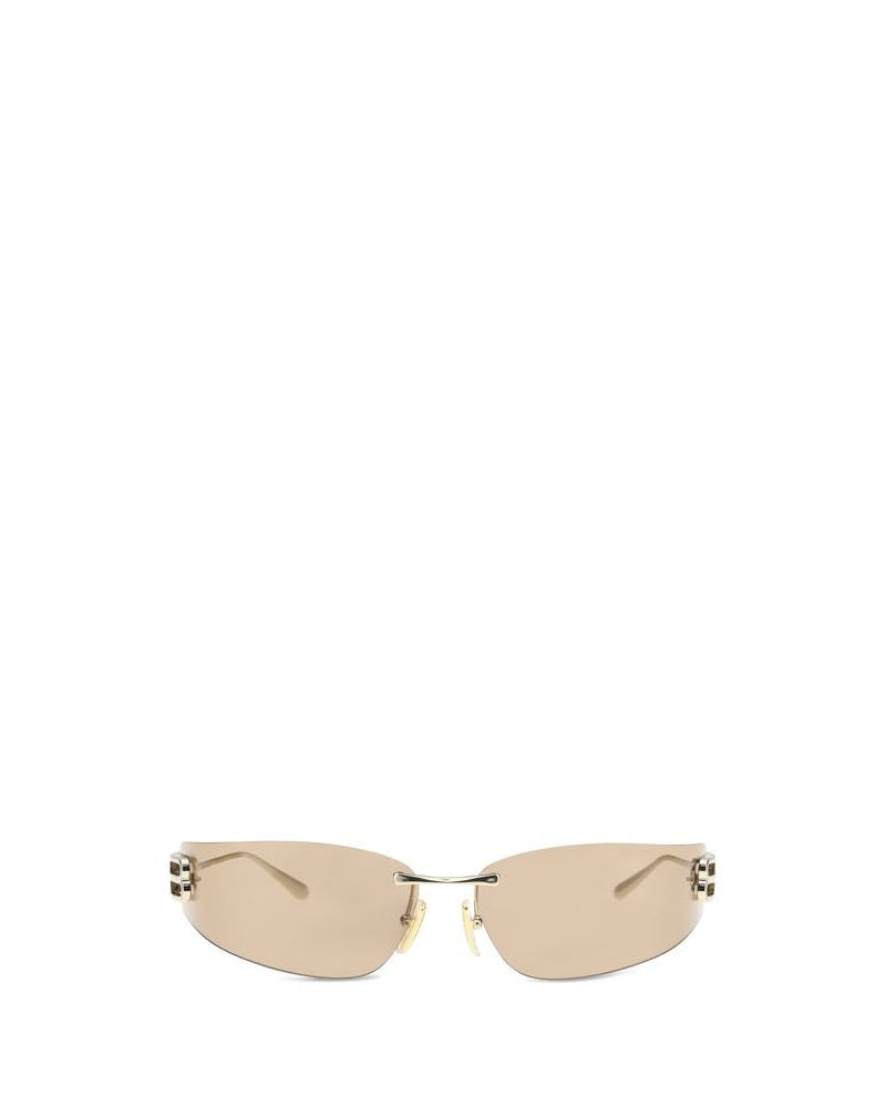 Balenciaga Gold Metal Sunglasses 