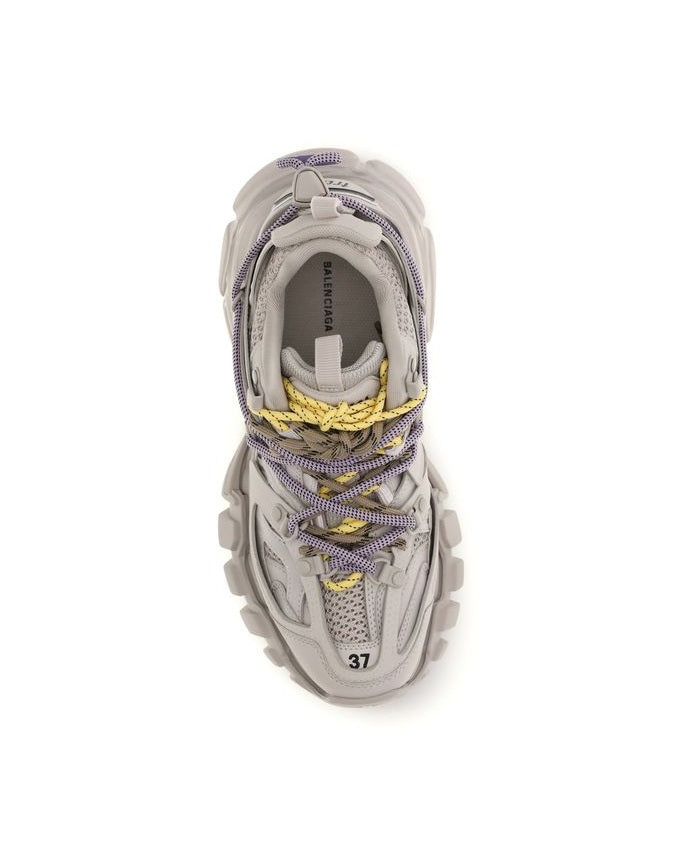 Balenciaga Gray Polyester Athletic Sneakers 