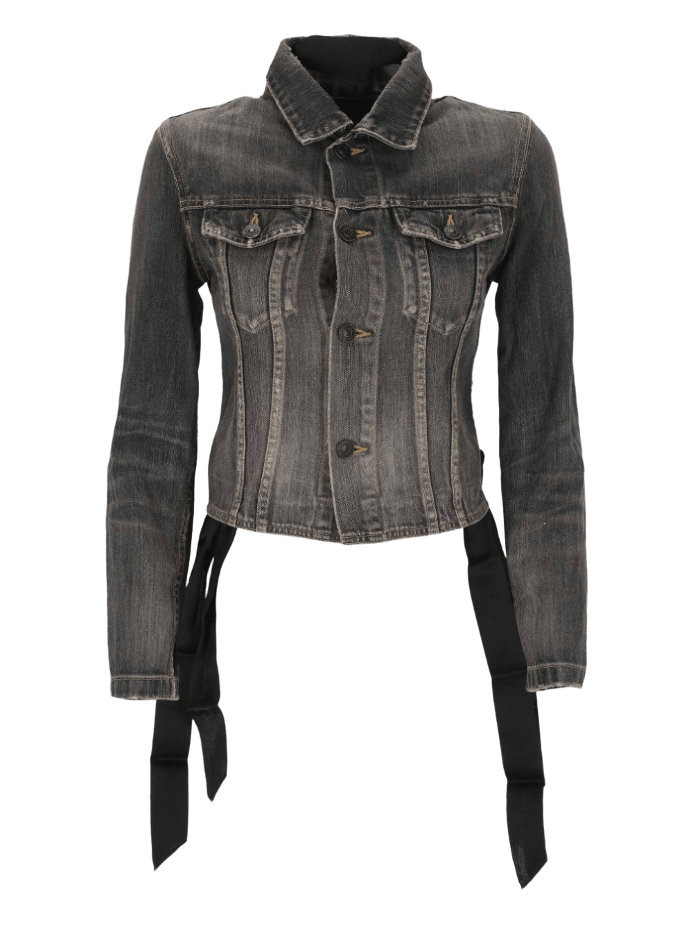 Balenciaga Grey Coat Glam Steals