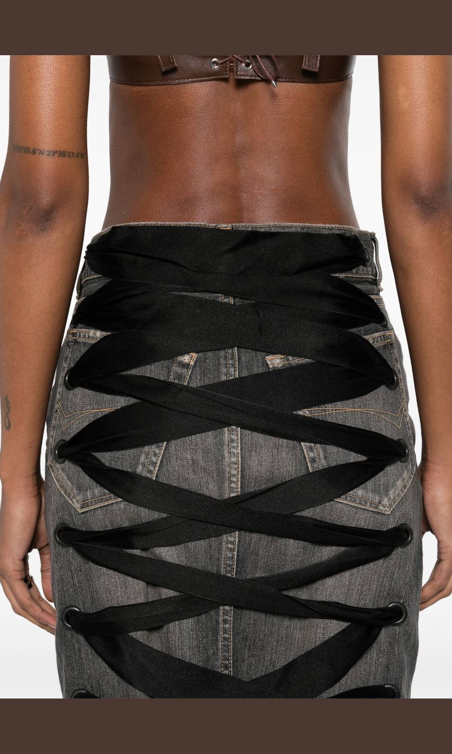 Balenciaga Grey Skirt Glam Steals