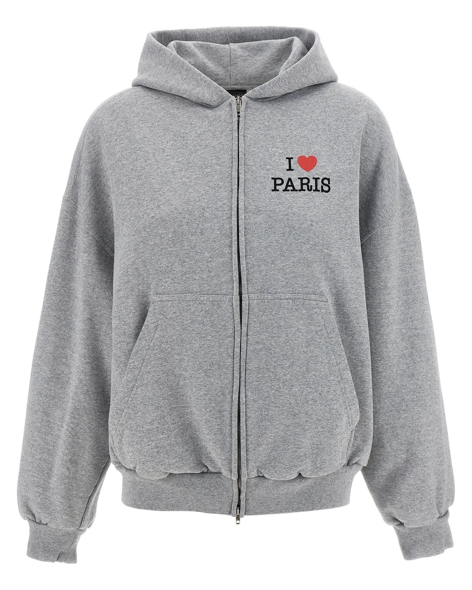 Balenciaga I Love Paris Hoodie Glam Steals