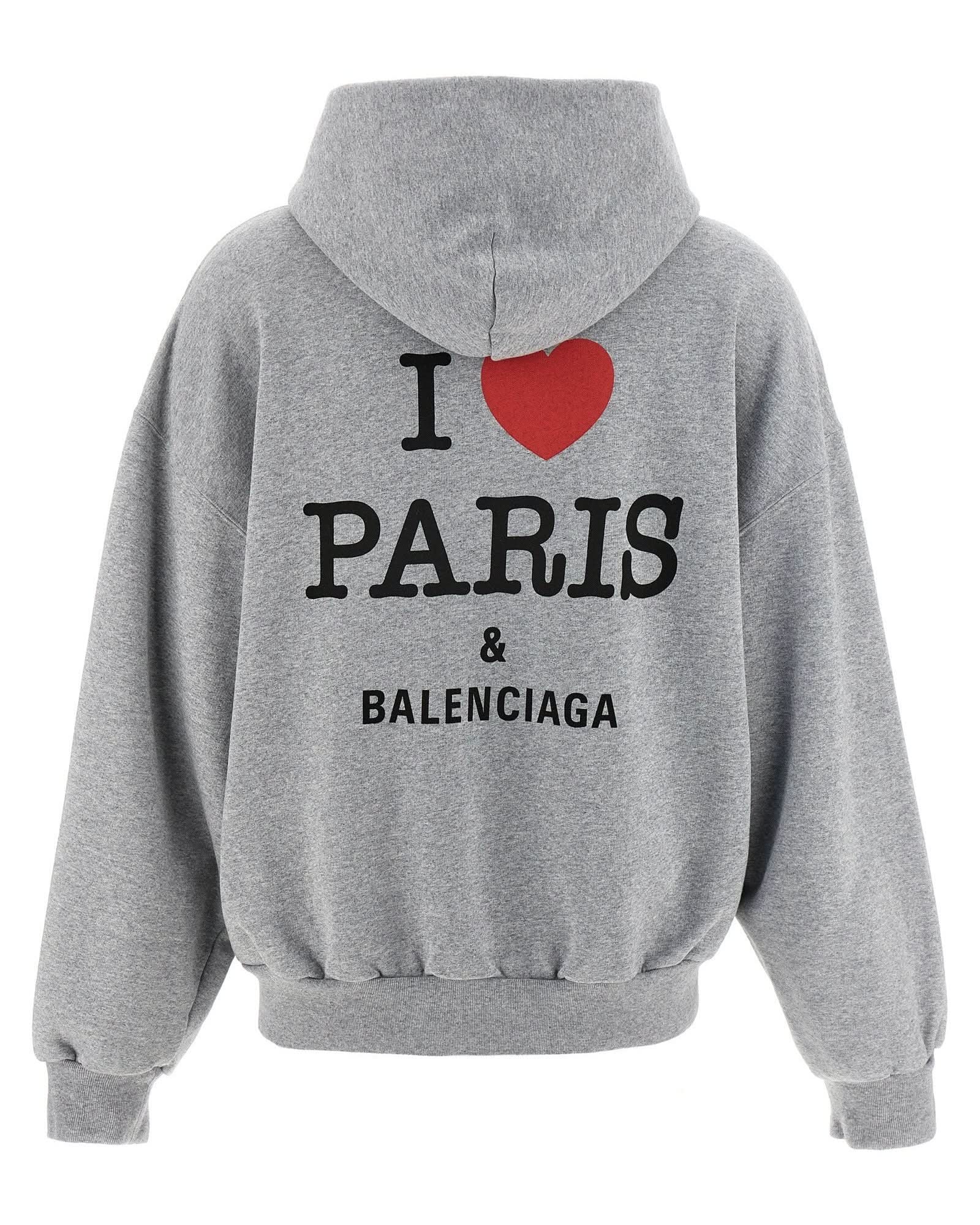 Balenciaga I Love Paris Hoodie Glam Steals