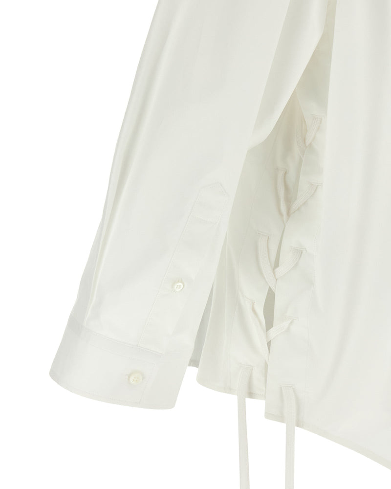 Balenciaga Lace Up Shirt Glam Steals