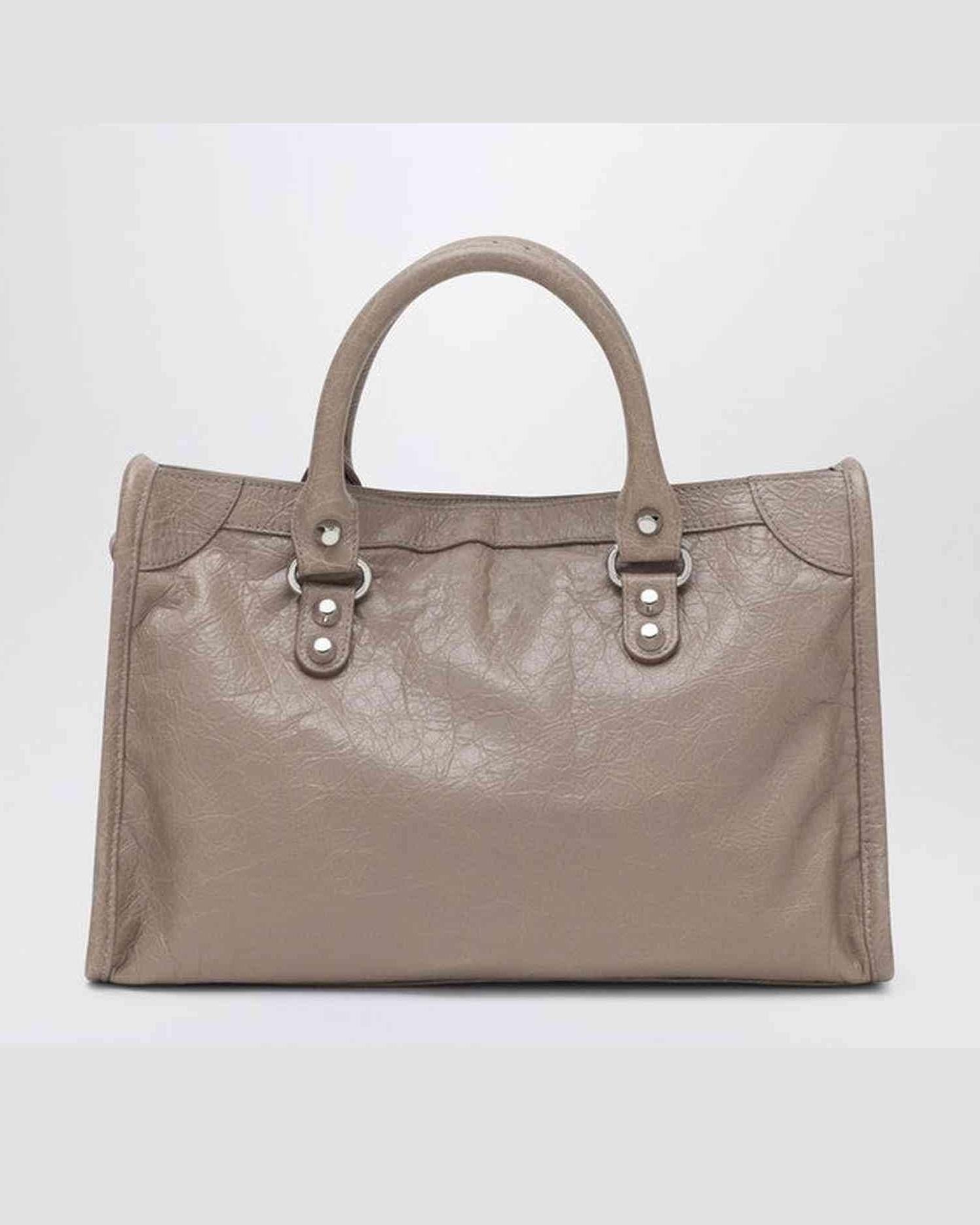 Balenciaga Le City Small Tote Bag Sesame Coloured Glam Steals