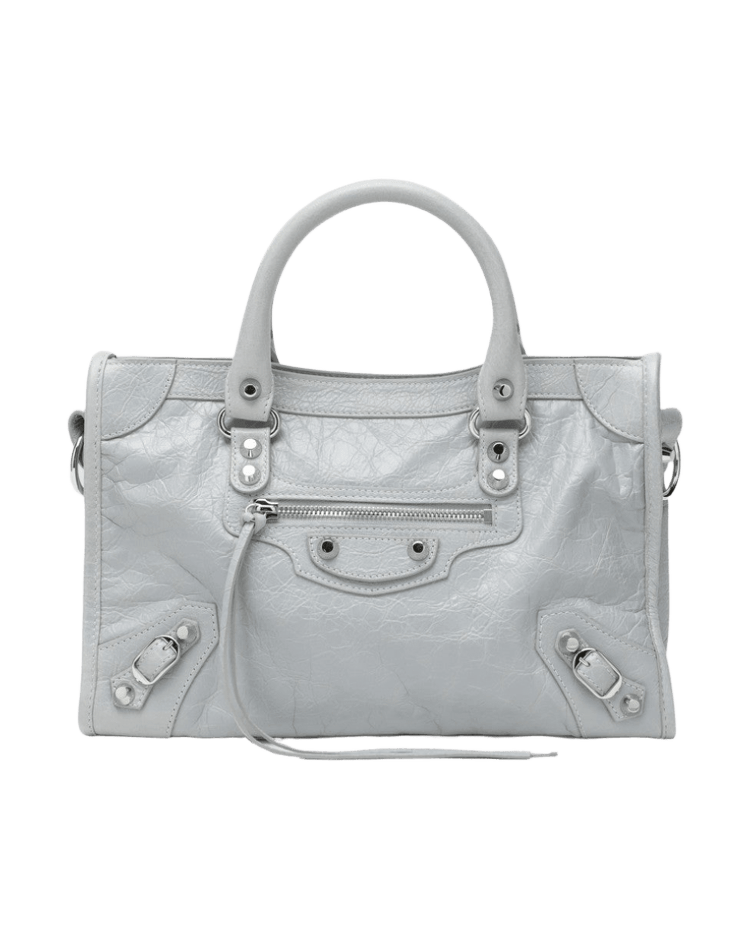 Balenciaga Le City Small Tote Bag Light Grey Glam Steals