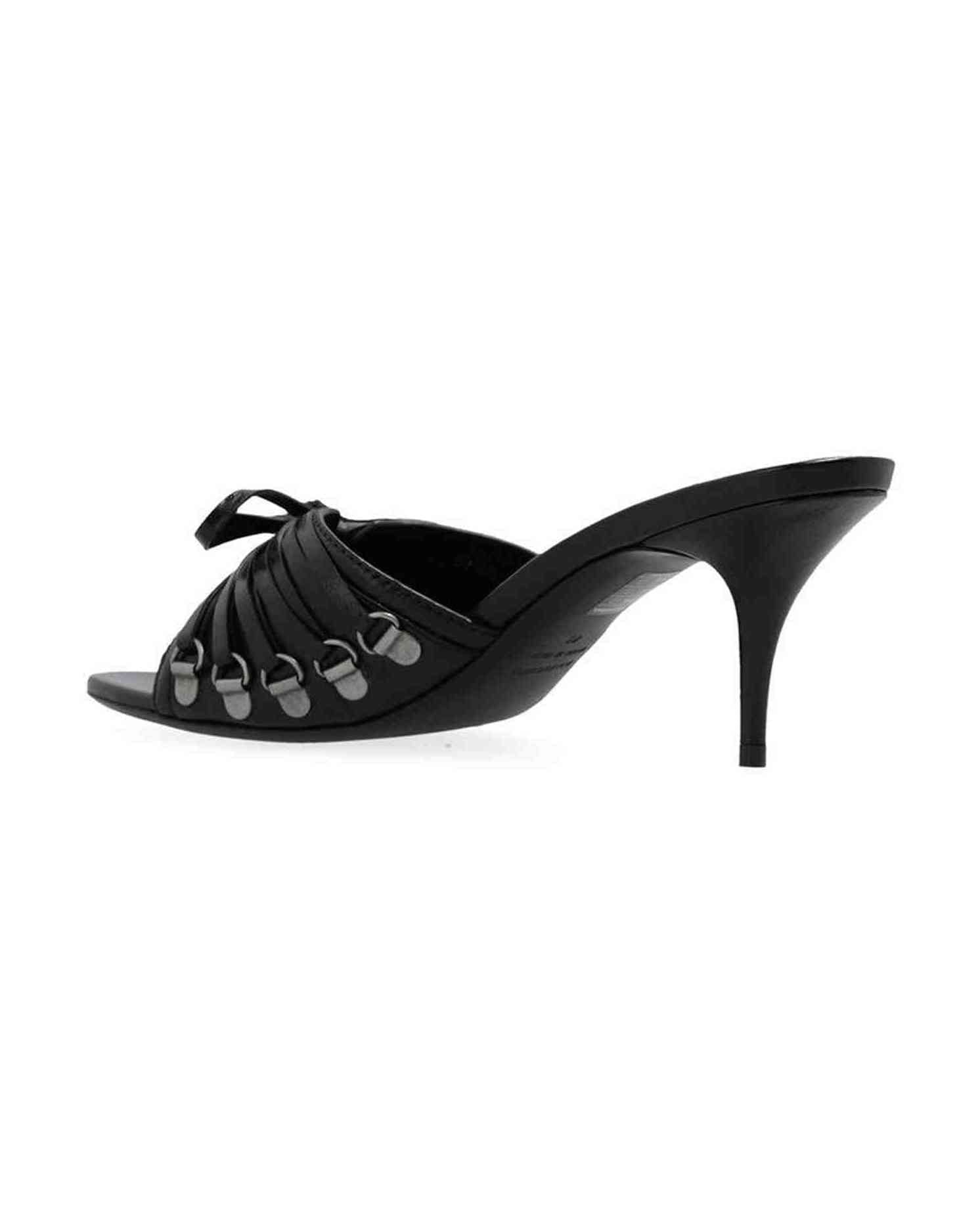 Balenciaga Leather Cagole 70 Sandals Glam Steals