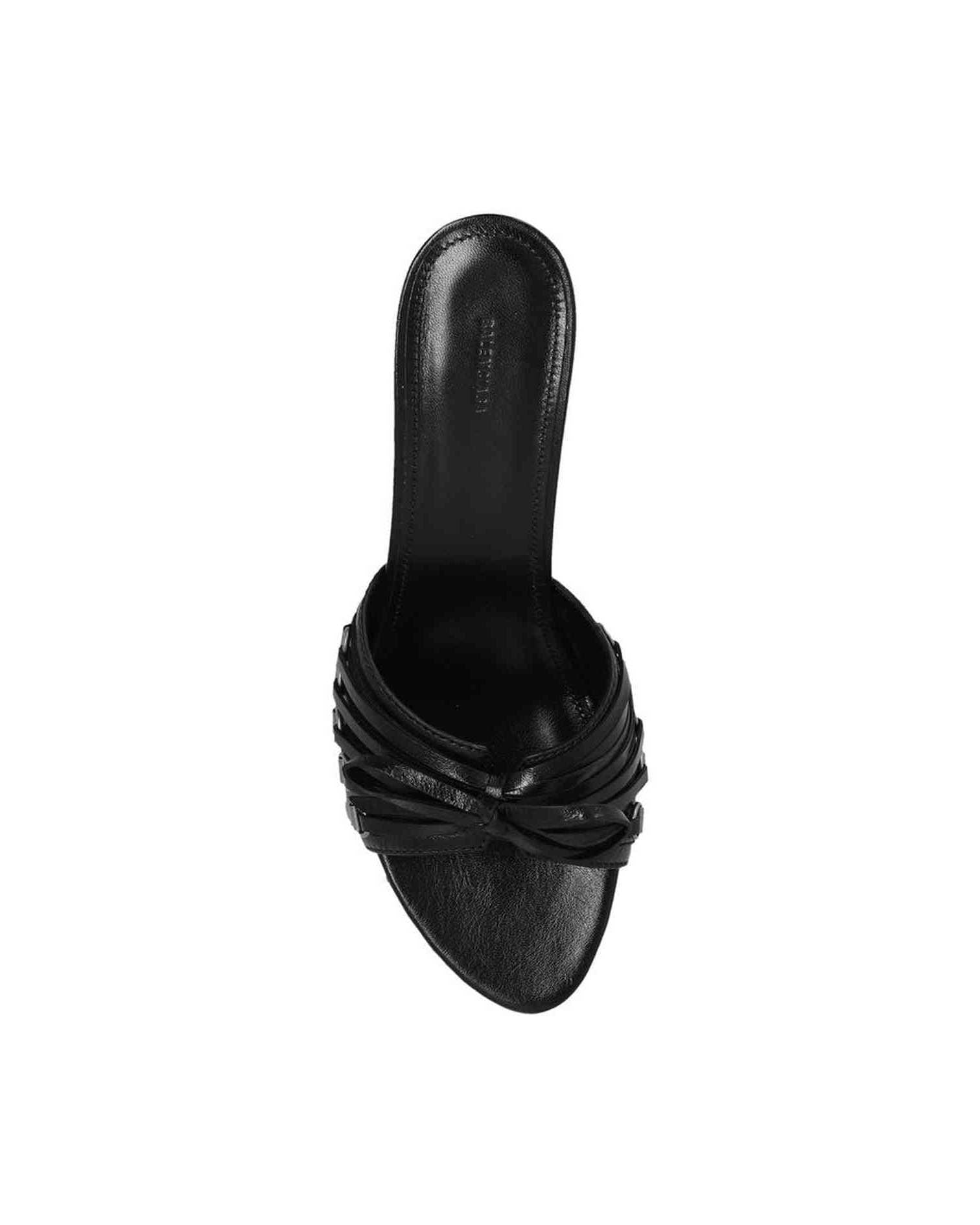 Balenciaga Leather Cagole 70 Sandals Glam Steals