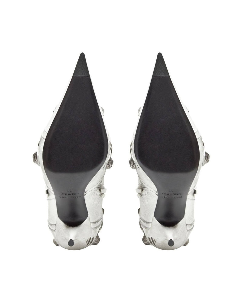 Balenciaga Leather Cagole Boots Glam Steals