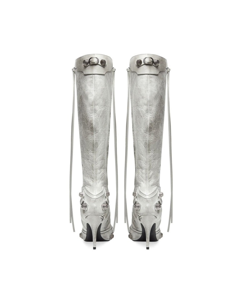 Balenciaga Leather Cagole Boots Glam Steals
