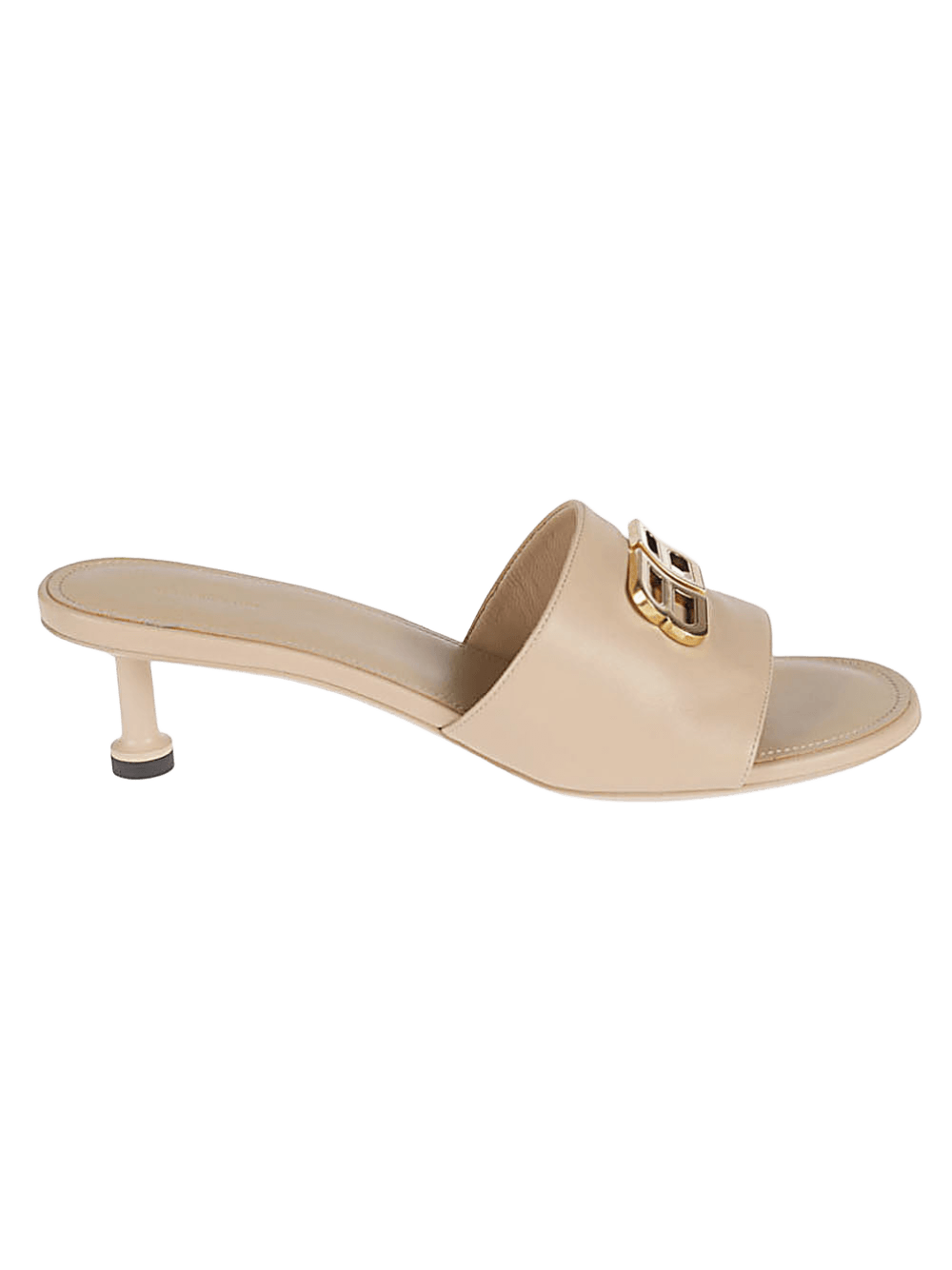 Balenciaga Leather Groupie Heeled Mules Glam Steals
