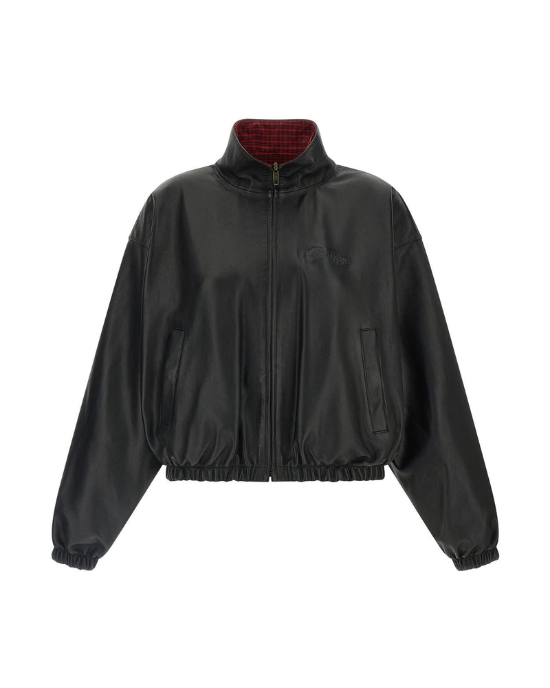 Balenciaga Leather Reversible Jacket Glam Steals