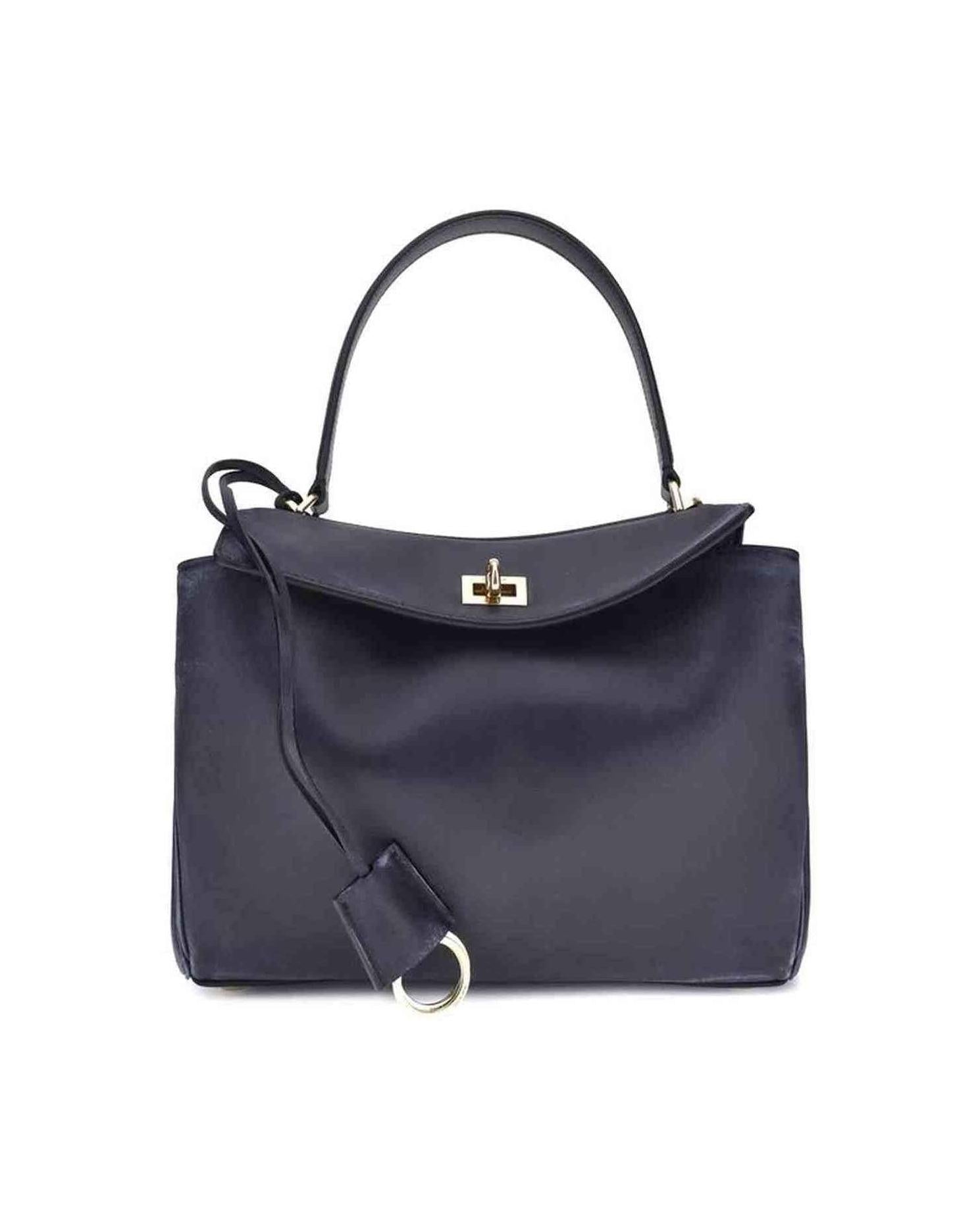 Balenciaga Leather Rodeo Small Shoulder Bag In Used Effect Glam Steals