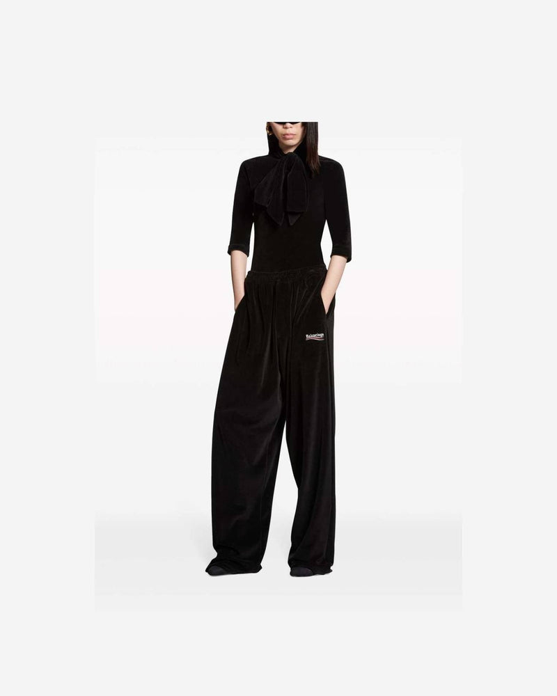 Balenciaga Logo Embroidered Track Pant Glam Steals