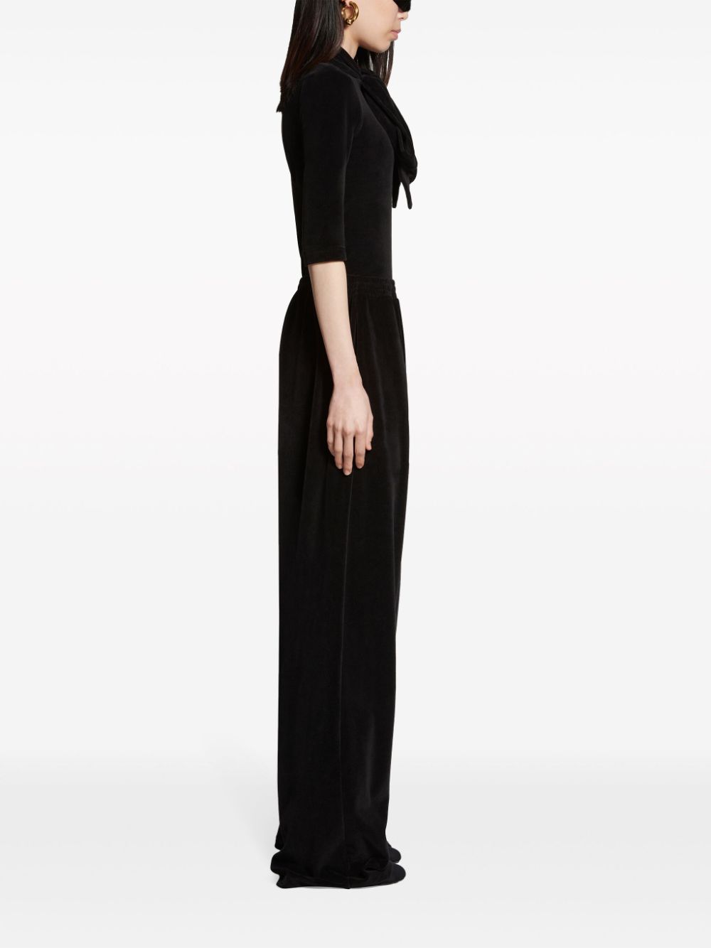 Balenciaga Logo Embroidered Track Pant Glam Steals