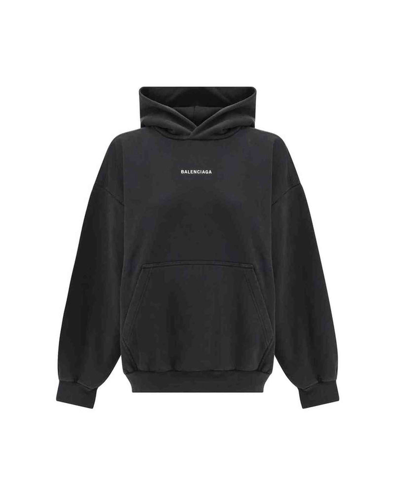 Balenciaga Logoed Hoodie Glam Steals