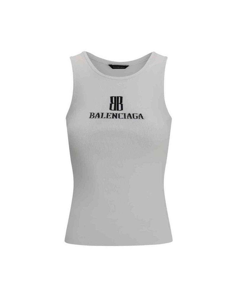 Balenciaga Logoed Top Glam Steals