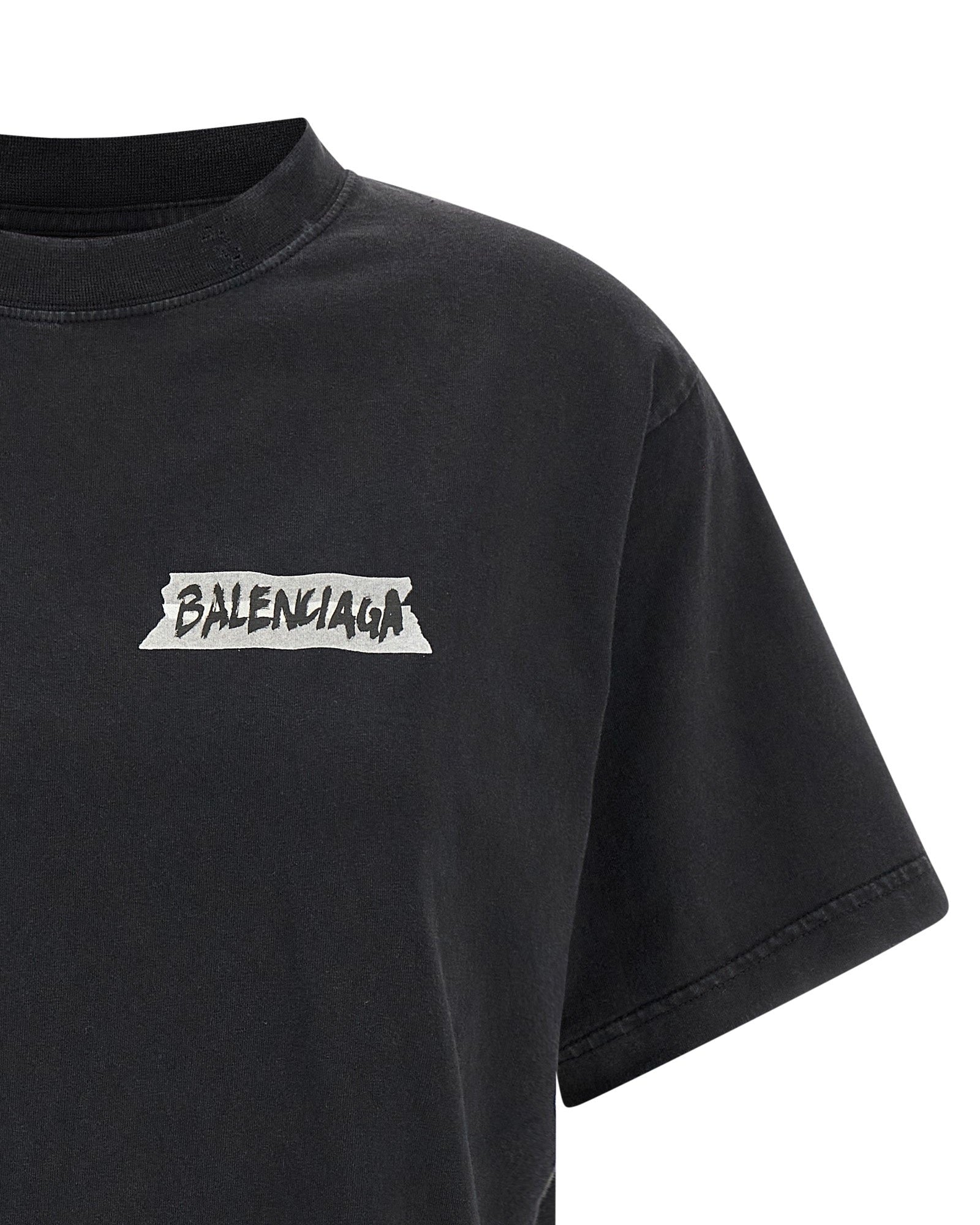 Balenciaga Masking Tape T-shirt Glam Steals