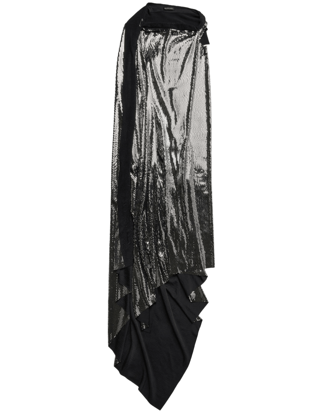 Balenciaga Metallic Effect Midi Dress Glam Steals