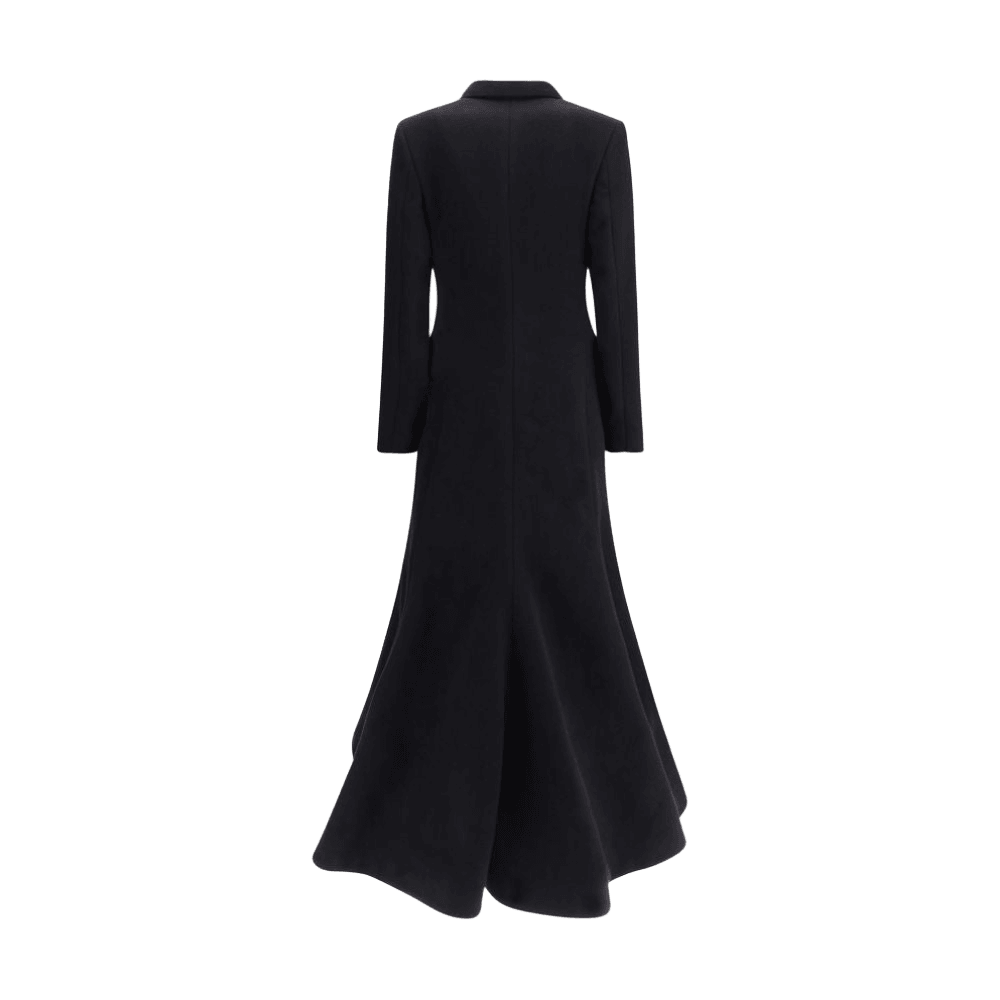 Balenciaga Oversized Godet Double Breasted Coat Glam Steals