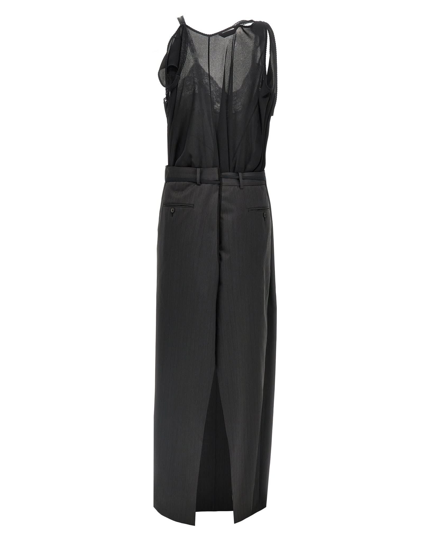 Balenciaga Patched Slip Dress Glam Steals