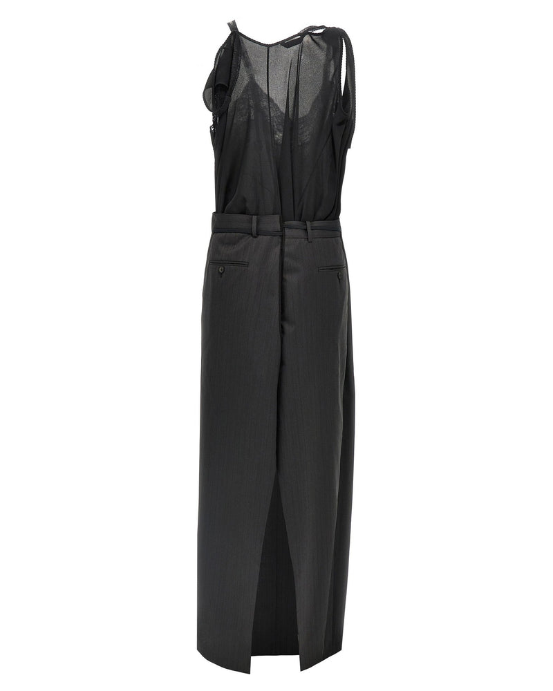 Balenciaga Patched Slip Dress Glam Steals